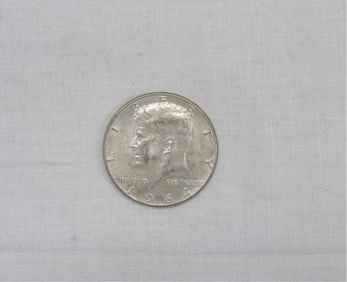 1964 Silver Kennedy Half Dollar Coin