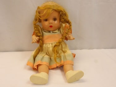 Vintage 1940's Horsman Composition Doll with Original Clothes