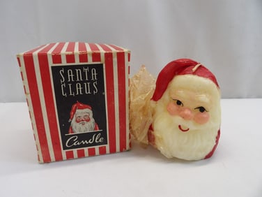 Vintage 1960's Santa Clause Candle by Colonial Candle Company