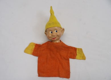 Vintage 1940's Walt Disney Crown Toy Dobey Hand Puppet
