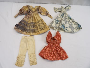Lot of 4 Pieces Doll Clothing, Boomers & Dresses