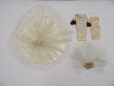 Vintage 1959-62 Barbie Evening Splendor Gown & Wedding Dress