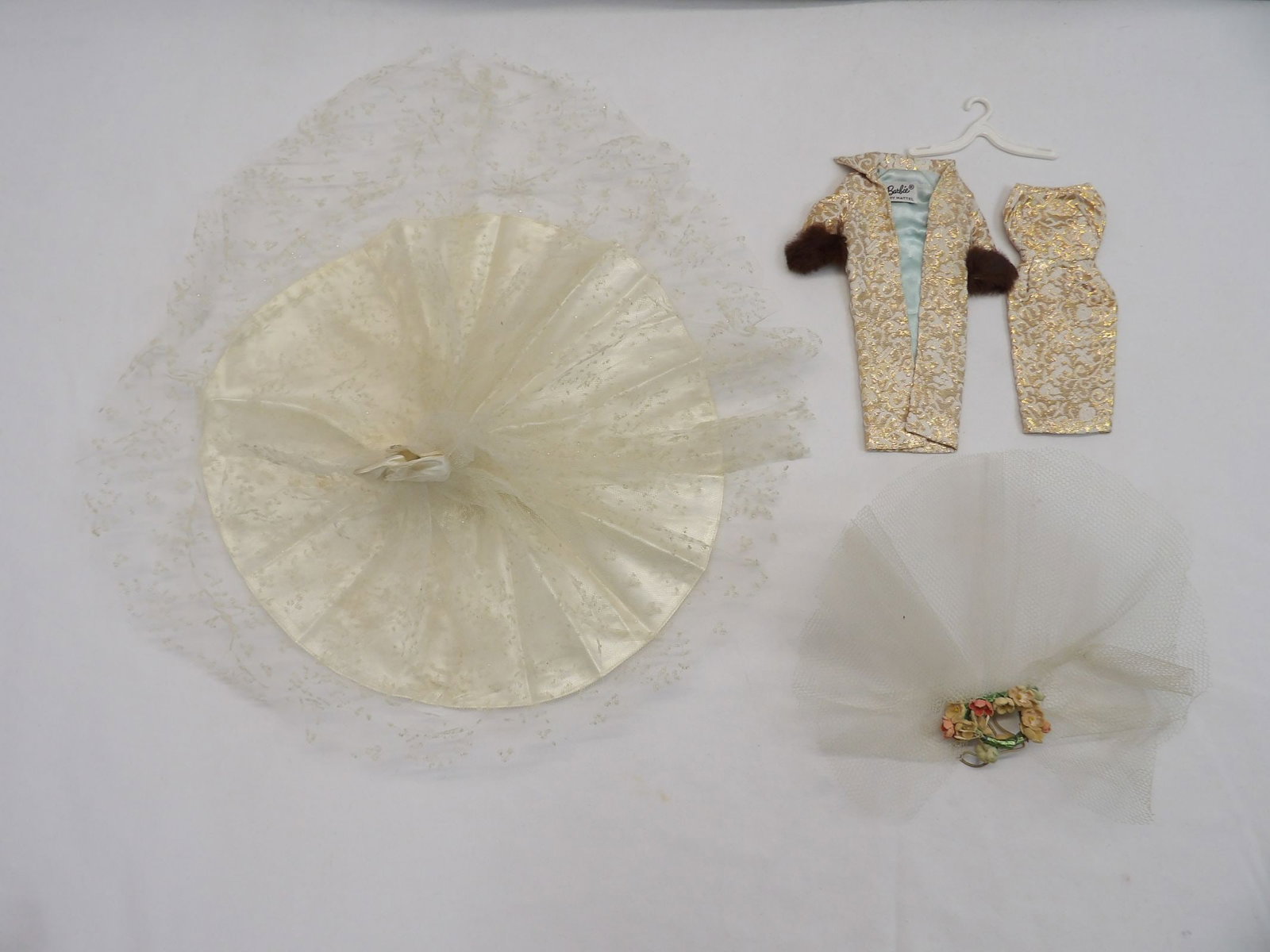 Vintage 1959-62 Barbie Evening Splendor Gown & Wedding Dress: see photo's