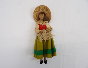 Vintage Lenci Doll Made in Italy,  with Original Clothing