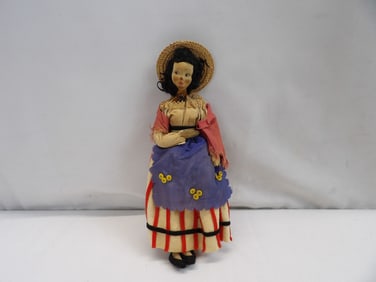 Antique Lenci Doll,  Made in Italy, with Original Clothing