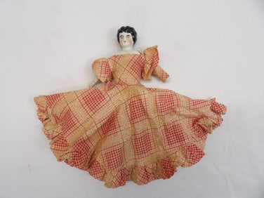 Antique Germany China Head Doll, 7 Inches