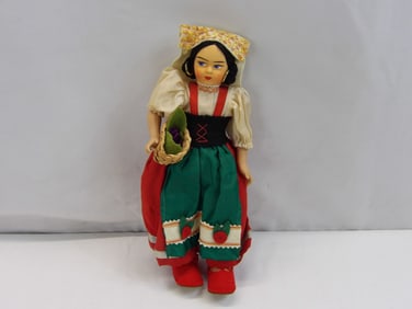 Vintage B. Altman & Co, Made in Italy Doll with Original Clothing