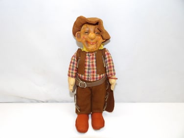 Antique Troll Man Doll, with Original Clothing