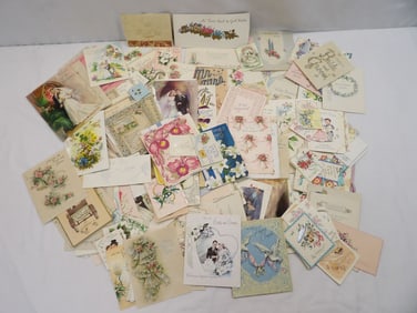 Large Lot of Vintage Wedding Greeting Cards