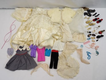 Lot of Vintage Doll Clothing & Accessories