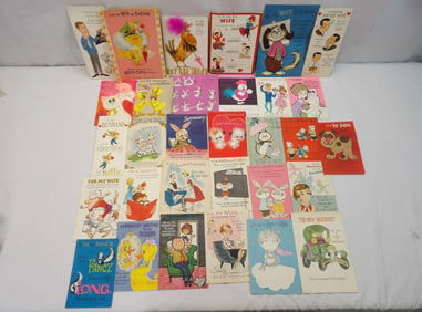 Lot of 30 Vintage Pop Up Greeting Cards