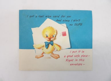 Vintage Nesting Birthday Greeting Card by A Forget-Me-Not