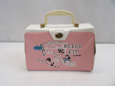 Vintage 1950/60's Hasbro Vinyl Doll Nurse Kit Case