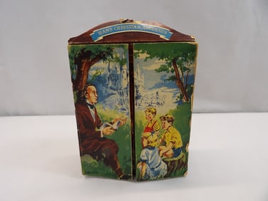 1920s Hans Christian Andersen 12 Mini Book Set Showcase Sven Jensen Denmark