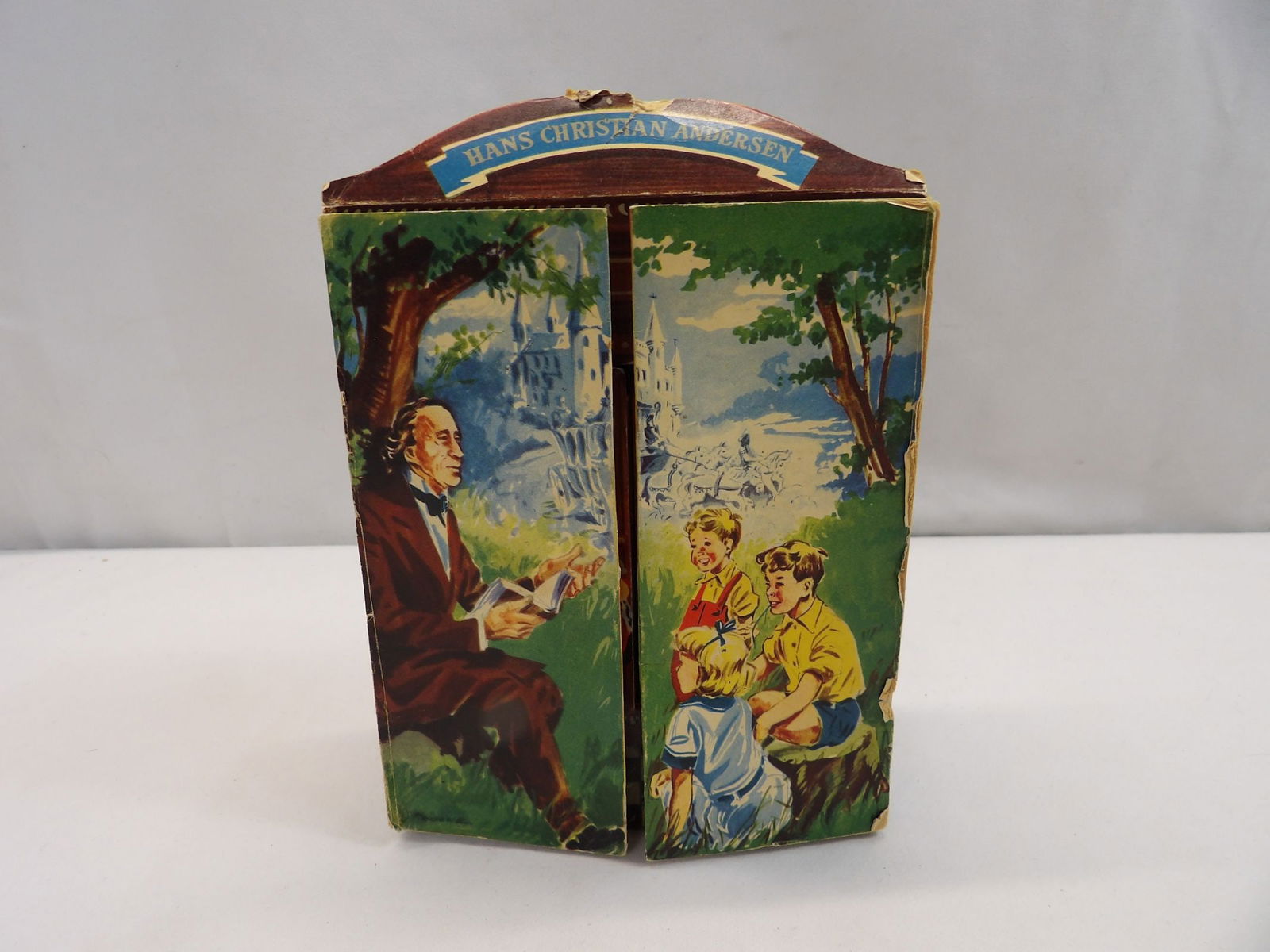 1920s Hans Christian Andersen 12 Mini Book Set Showcase Sven Jensen Denmark (1 of 13)