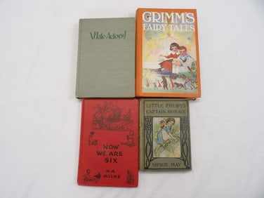 Lot of 4 Vintage Children's Hard Cover Books