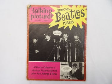 Vintage 1960's Special Beetles Issue Talking Pictures Magazine