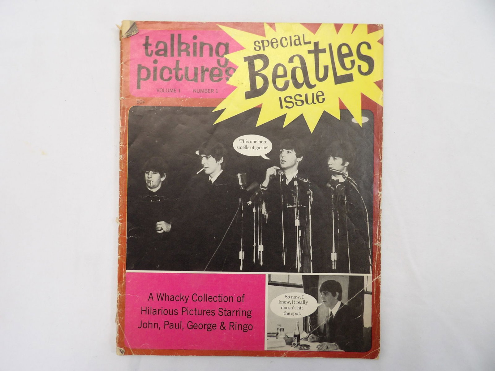 Vintage 1960's Special Beetles Issue Talking Pictures Magazine: see photo's