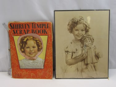 Lot of 2 Vintage Shirley Temple Photo & Scrap Book