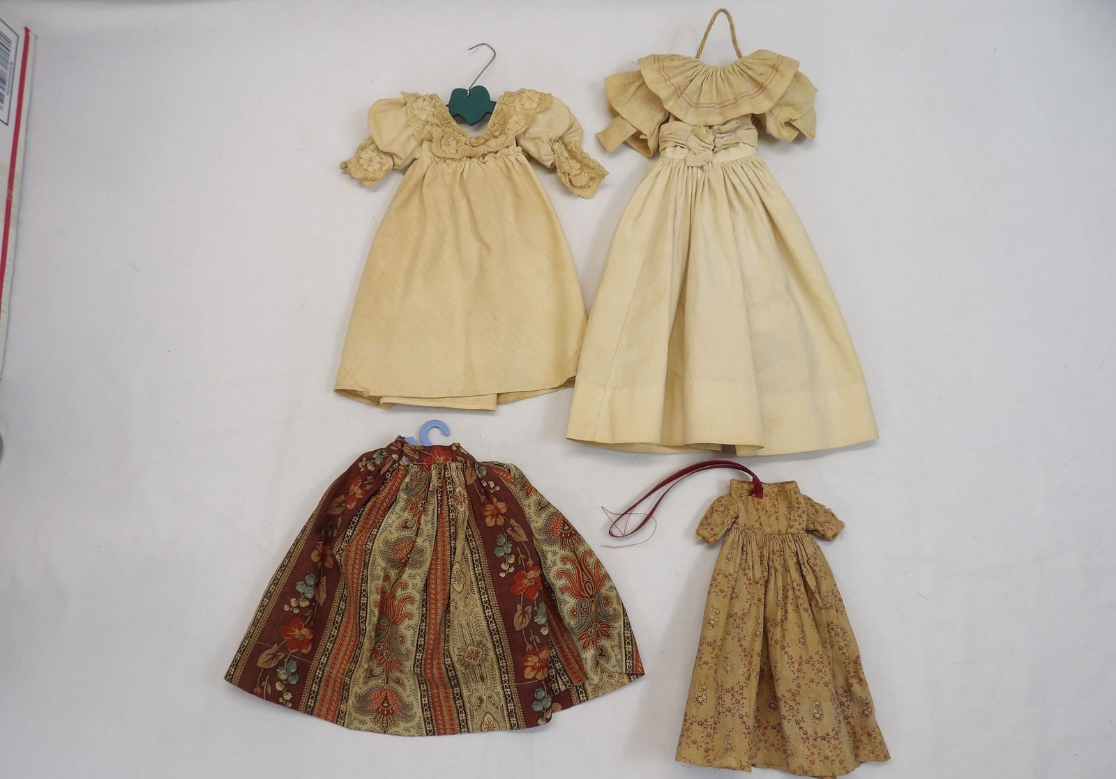 Lot of 4 Antique Doll Dress (1 of 5)