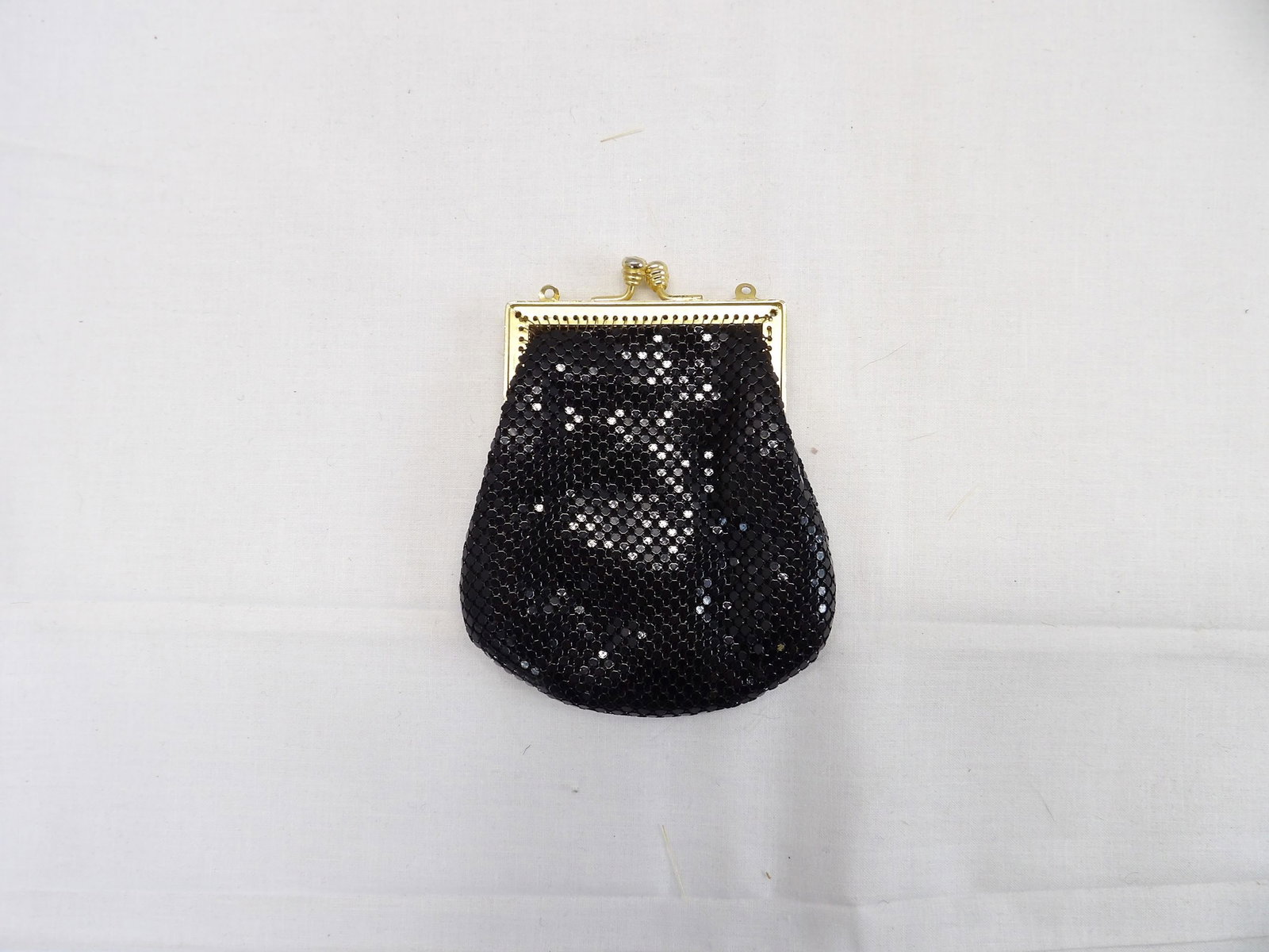 Small Vintage Black Mesh Whiting & Davis Purse (1 of 8)