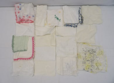 Lot of 18 Vintage Hankies