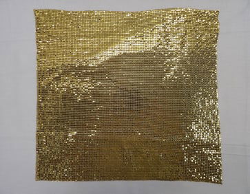 Vintage Whiting & Davis Gold Mesh Square