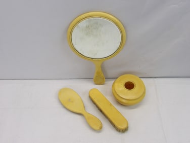 Lot of 4 Vintage 1930's Dresser Set