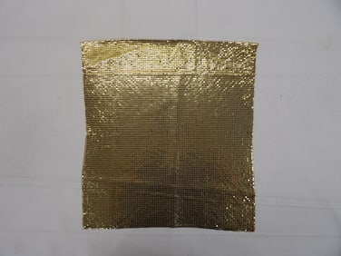 Vintage Gold Tone Mesh Whiting & Davis Square
