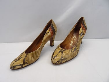 Vintage 1960's Dani Snake Skin Heels