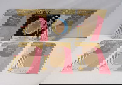 Lot of 6 Pair Vintage Old Store Stock Stockings, 5 pr Jaclyn in Original Box, 1 pr Cantrece