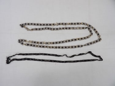 Lot of 2 Vintage 1920's Beaded Necklaces
