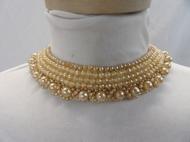 Vintage Beaded Collar/Choker