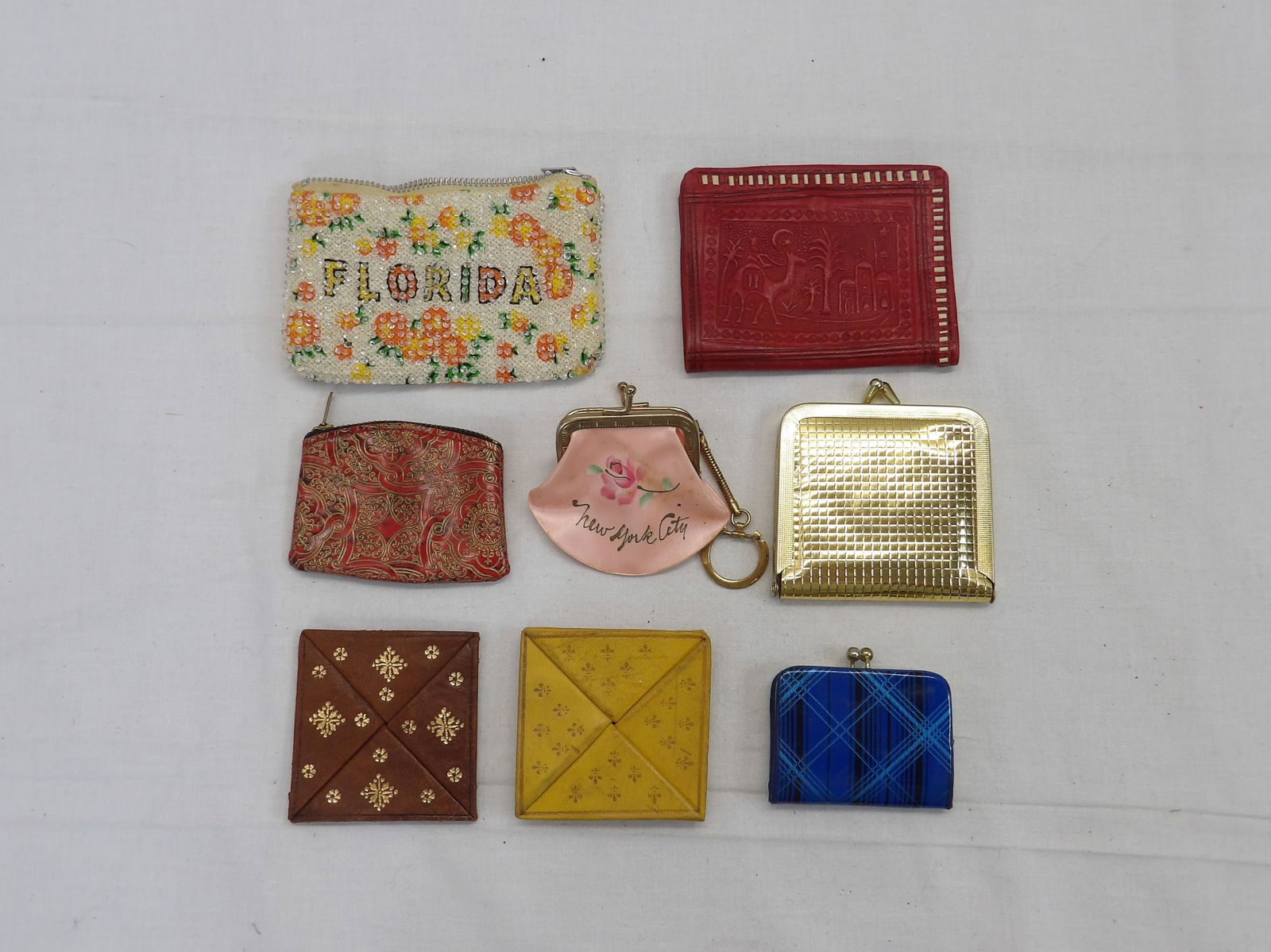 Lot of 8 Vintage Change Purses & Wallets (1 of 7)