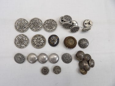 Lot of Vintage & Antique Buttons with Sets