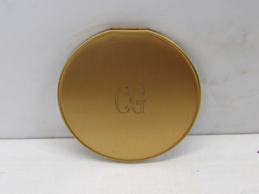 Large Rex Fifth Avenue Powder Compact, Never Used