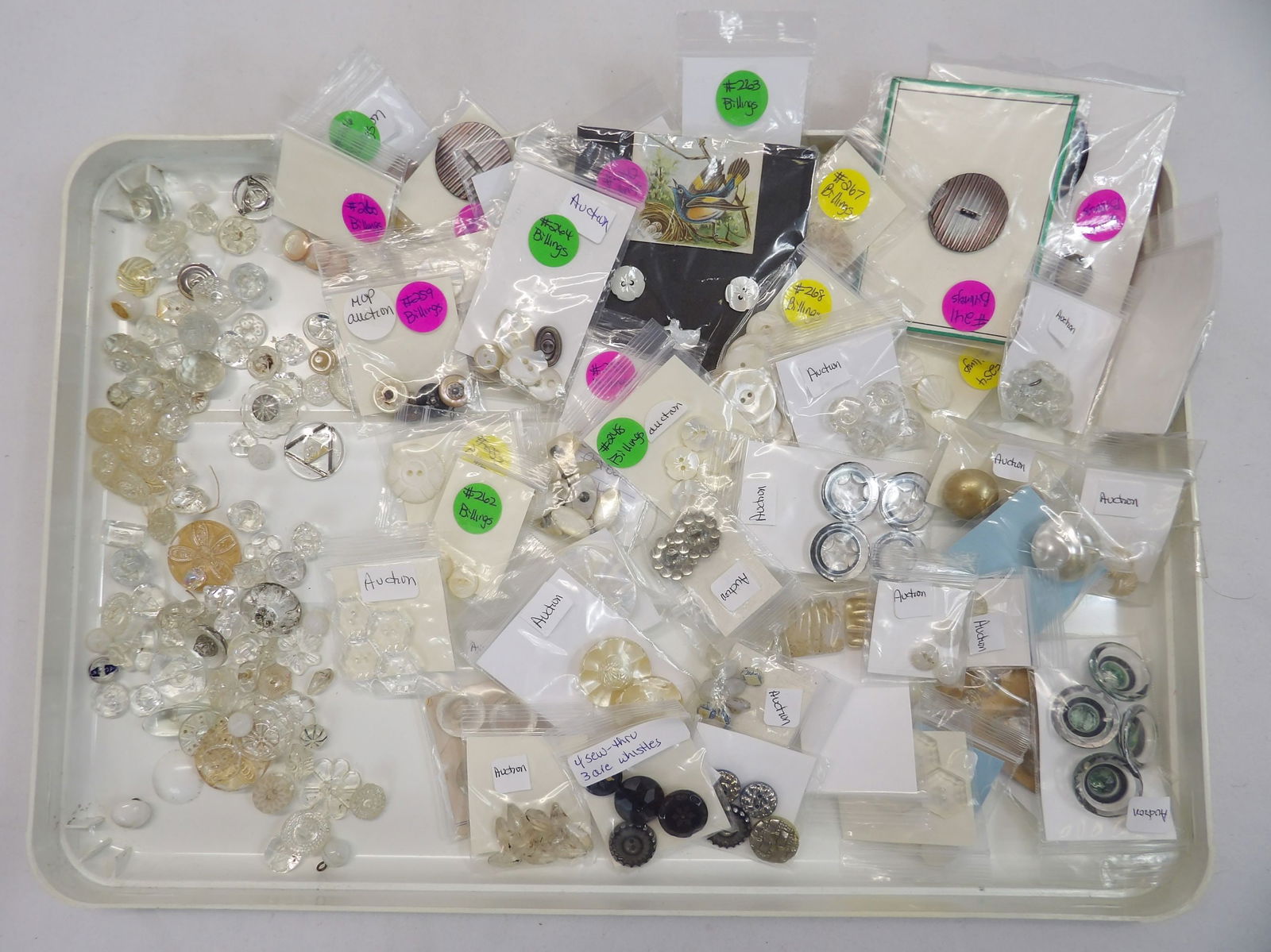 Lot of Vintage & Antique Buttons, Some Sets (1 of 6)