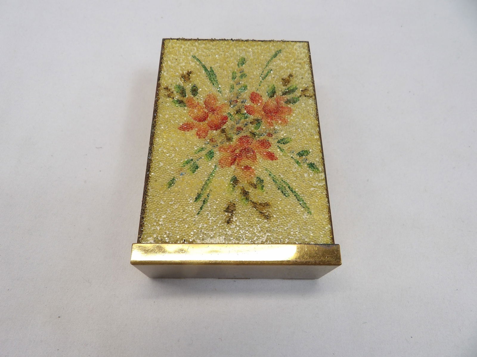 Vintage Enamel Hand Painted Cigarette Pack Holder (1 of 9)