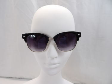 Vintage Steve Madden Black & Gold Frame Sunglasses