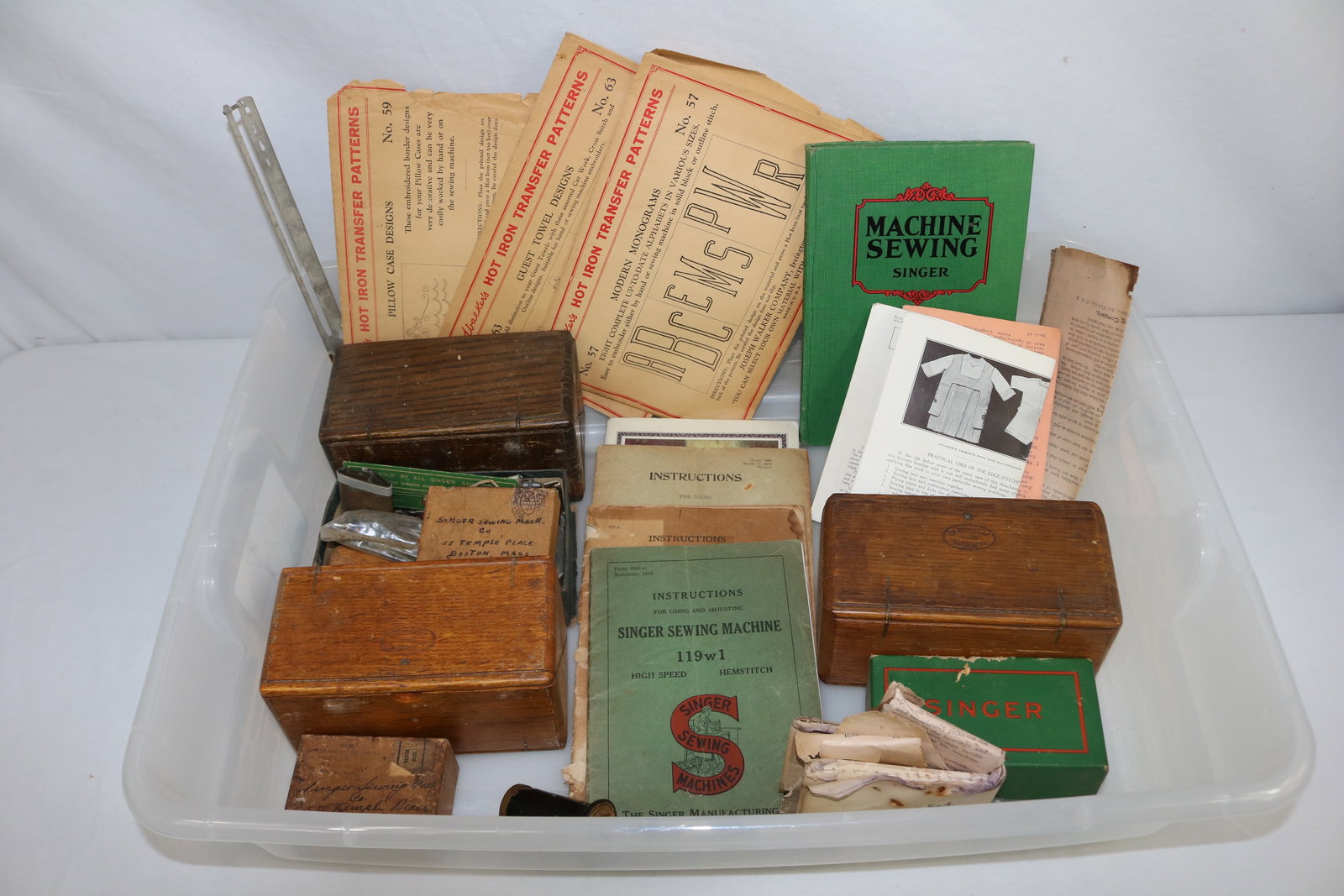 Large Lot of Sewing Items including sewing attachments & Boxes from Machines (1 of 12)