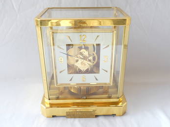 Vintage Atmos LeCoultre & Cie Caliber 528-8 Swiss Made Brass Case Clock Gift 1980 Proctor Academy