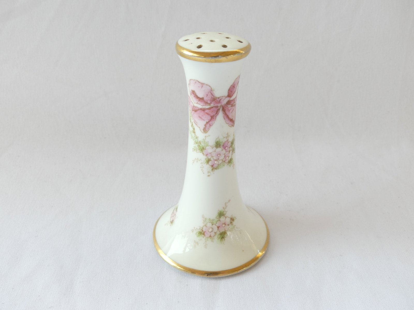 Vintage T & V Limoges Hand Painted Hat Pin Holder: approx. 4 inches tall, see photo's
