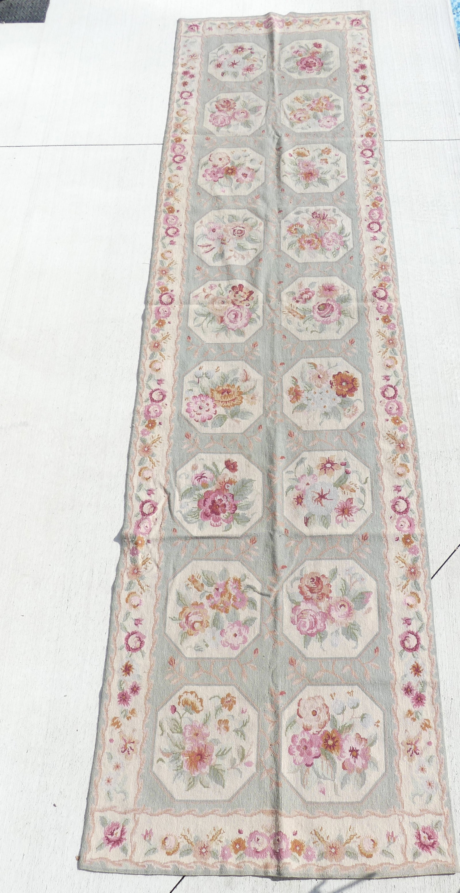 Vintage Hand Hooked Carpet Runner (1 of 5)