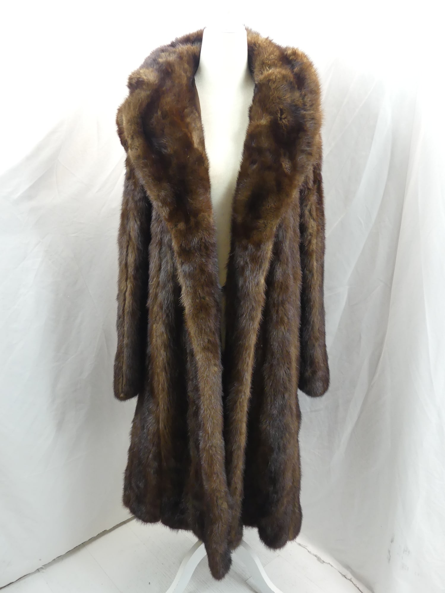 Fabulous Vintage Full Length Mink Coat with Detachable Hood (1 of 5)