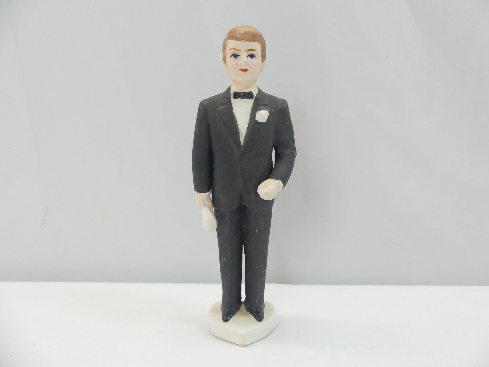 Vintage Ceramic Groom Wedding Cake Topper (1 of 4)