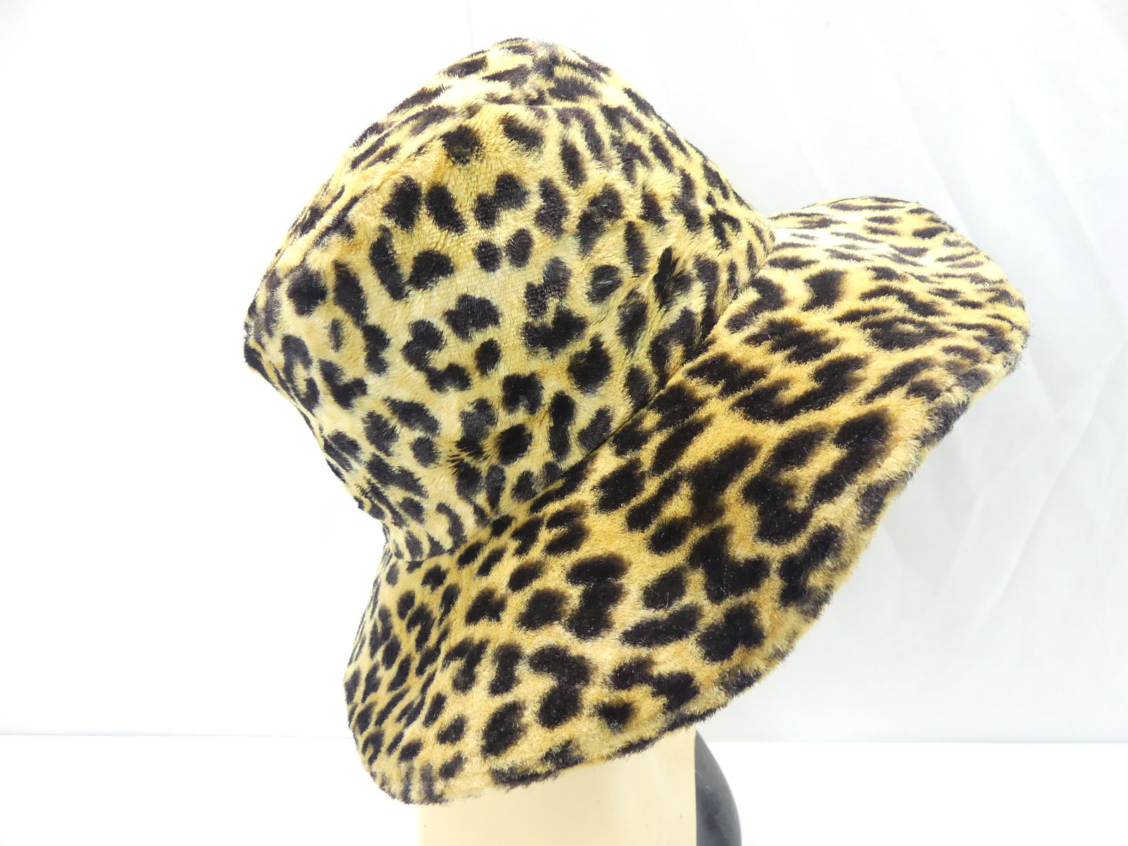 Vintage 1960's Faux Leopard Floppy Hat (1 of 6)