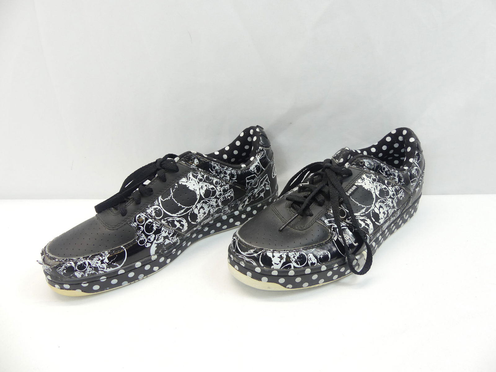 Vintage Rocawear Pro-Keds Skull Print Leather Sneakers (1 of 9)