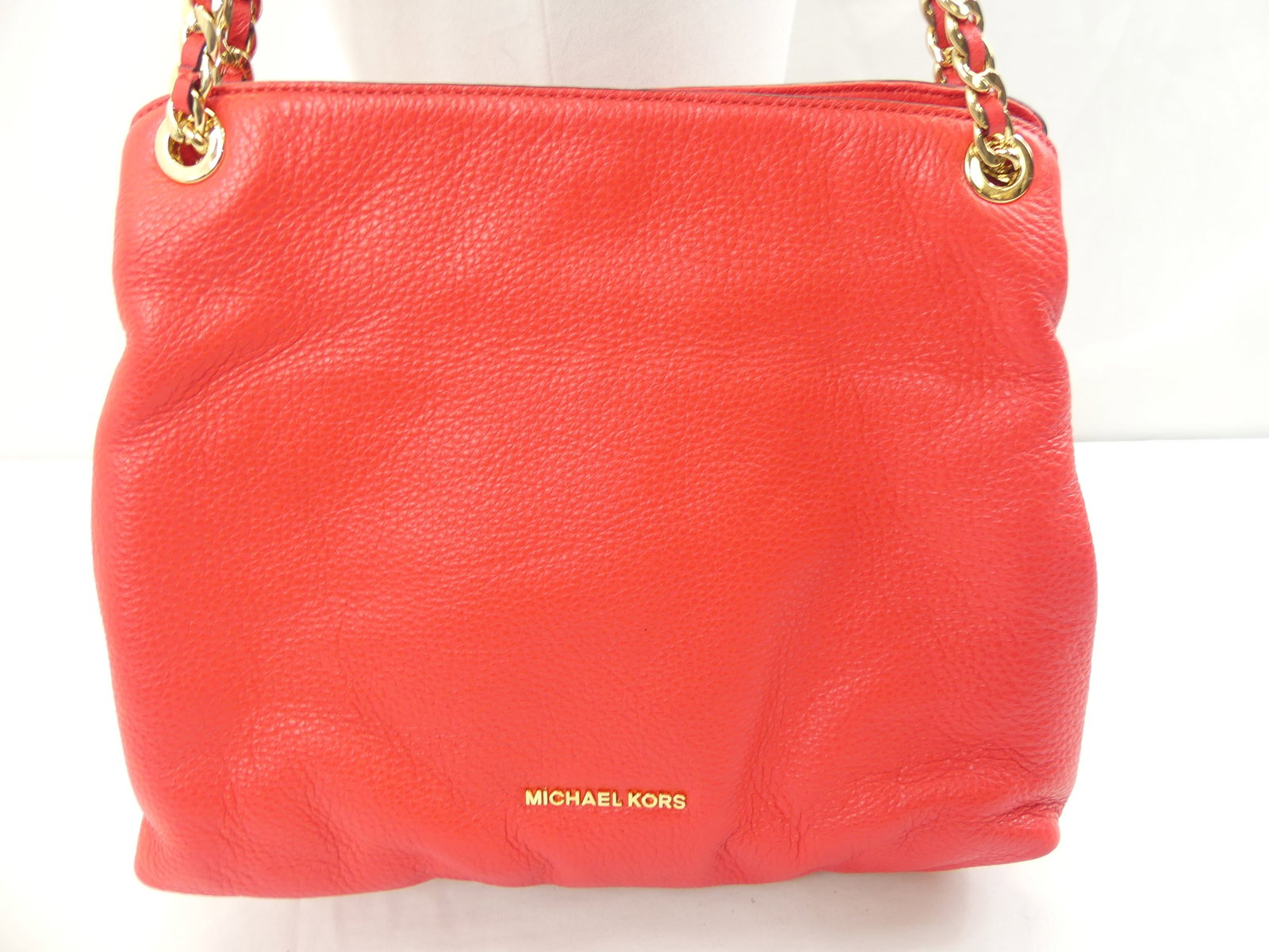Vintage Michael Kors Red Leather Old Store Stock Shoulder Bag/Purse with Original Tag, $328 (1 of 9)