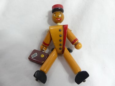 Fabulous Vintage Bakelite Bell Hop Brooch