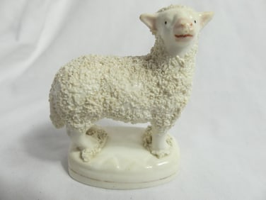 Antique Staffordshire Lamb